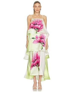 Elliatt Elisia Tiered Gown - White