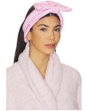 LoveShackFancy Diadema Con Lazo Headband With Bow En Color Rosado Talla