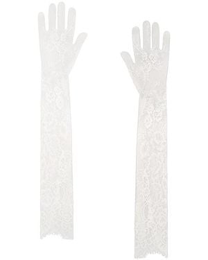 Bronx and Banco Guantes Lace En Color Blanco Talla (También En Xs/S)