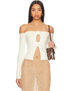 Lovers + Friends Liora Rosette Jumper - Natural