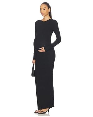 BUMPSUIT Soft Rib Maxi Dress - Black