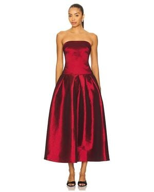 MORE TO COME Cambria Strapless Dress - Red