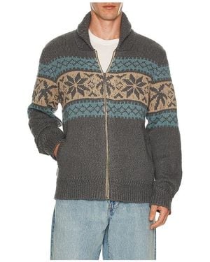 Faherty Cardigan Mit Reissverschluss Surf To Snow - Mehrfarbig