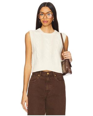 Polo Ralph Lauren クロップドケーブルウールカシミアセーター - ブラウン