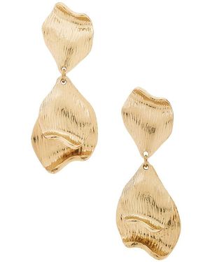 Shashi Hängeohrringe Florasion - Weiß