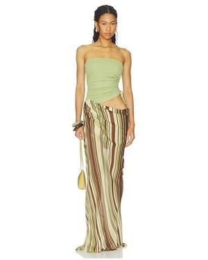 Benni Roscoe Maxi Dress - Metallic