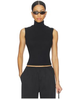 Leset Cuello Alto Sin Mangas Lauren En Color Negro Talla (También En M)