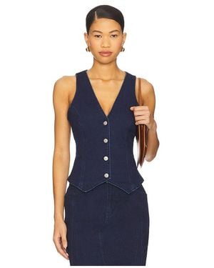 superdown Darlah Denim Vest Top - Blue