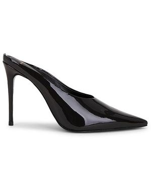 Black Suede Studio Pumps Fallon 100 - Schwarz