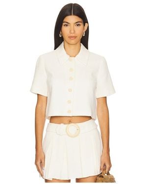Amanda Uprichard Josie Top - White