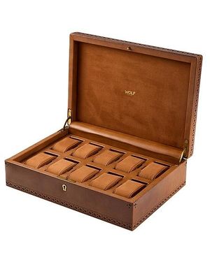 Wolf Uhrenbox Brogue - Braun