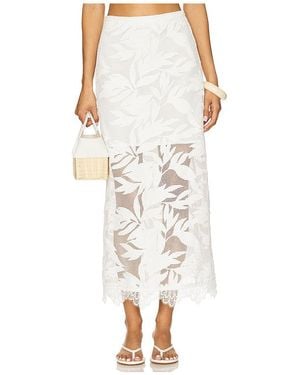 Waimari Arya Maxi Skirt - White
