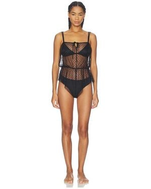 Only Hearts Coucou Lola Charlotte Romper - Black