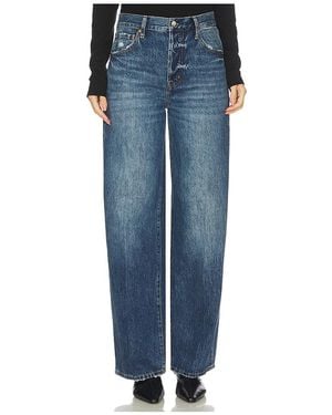 Pistola Tate High Rise Bowed Wide Jeans - Blue