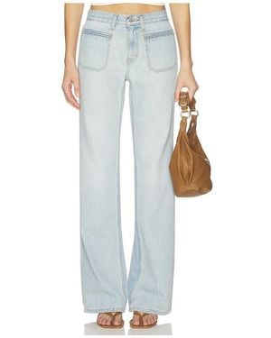 RE/DONE Weiter Schnitt West Californian - Blau