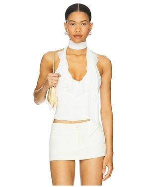 MAJORELLE Clara Top - White