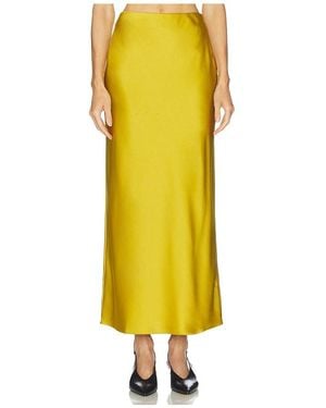 ALIGNE Harris Satin Skirt - Yellow
