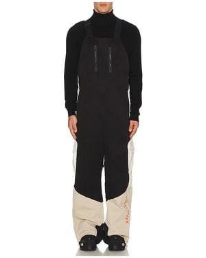 White/space 2L Insulated Cargo Bib Trousers - Black