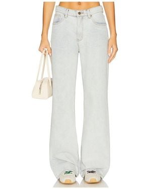 Lioness Heat Haze Wide Leg En Color Azul Talla (También En S, Xs, M, Xl, Xxl) - Blanco