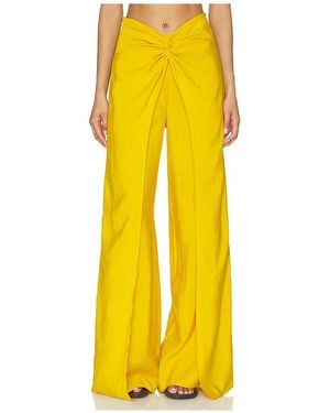 Silvia Tcherassi Canturipe Pant - Yellow