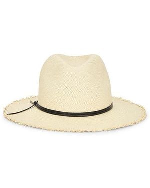 Hat Attack Fringed Pammy Panama - White