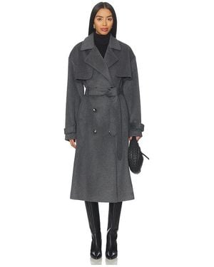 OW Collection Matilda Wool Coat - Black