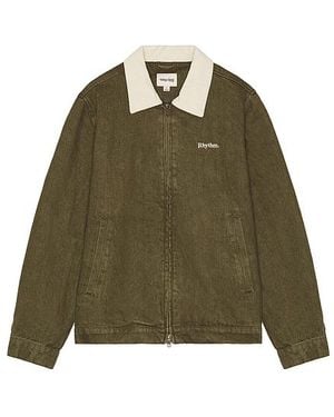 Rhythm Two Tone Jacket - Green