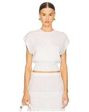 L'academie 'Academie Cheryl Breezy Top - White
