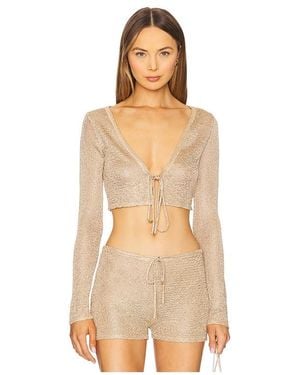 lovewave The Ebere Knit Top - Natural