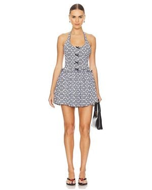 For Love & Lemons Janice Mini Dress - Blue