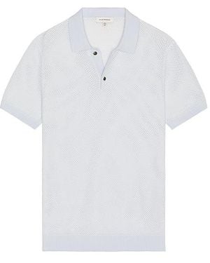 Club Monaco Textured Jumper Polo - White