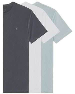 AllSaints Brace Crew Neck Tee 3 Pack - Black