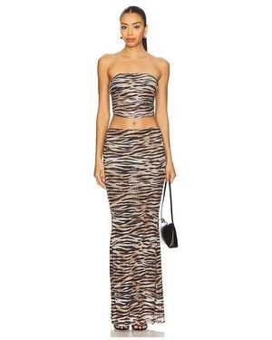 superdown Gisela Maxi Skirt Set - Multicolor