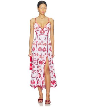 Charo Ruiz Gardea Long Dress - White