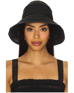 Janessa Leone Zeke Hat - Black