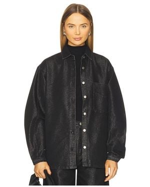 Hudson Jeans Barrel Shacket - Black