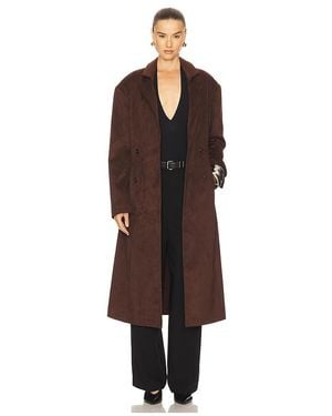 Lamarque Devikana Trench Coat - Brown