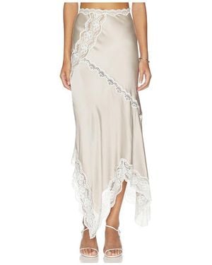 Lovers + Friends Vallin Midi Skirt - Natural