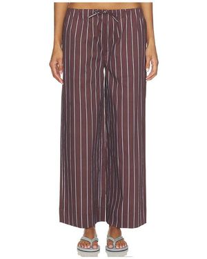 WeWoreWhat Tie Waist Pant - Purple