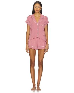 Eberjey Gisele Shortie Pj Set - Red
