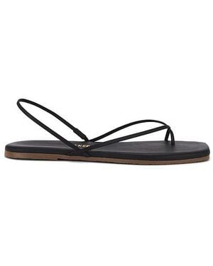 TKEES Sandale Square Toe Millie - Schwarz