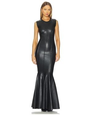 Norma Kamali Sleeveless Grace Fishtail Gown - Black