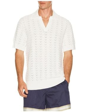 CHE Ripple Polo - White
