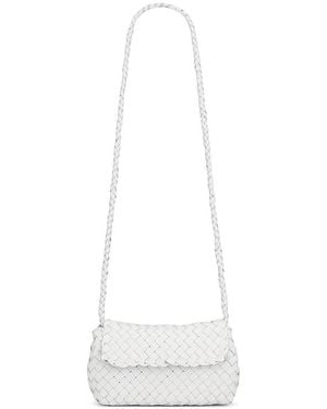 Loeffler Randall Vinnie Mini Woven Crossbody Bag - White
