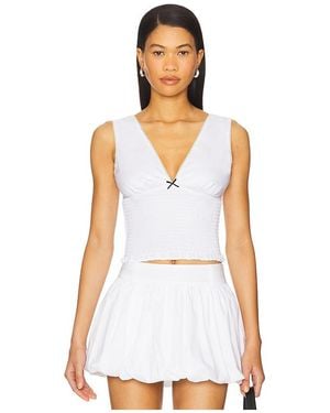 Nia Bleu Top En Color Blanco Talla (También En M, S, Xl, Xs)
