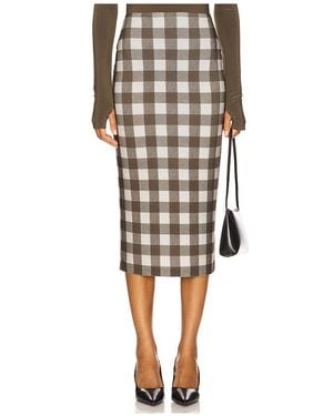 Norma Kamali Falda Recta En Color Verde Oliva Talla (También En M, S, Xs) - Negro