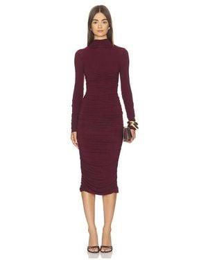 Bardot Amera Knit Midi Dress - Red