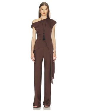 SRG Selena Silk Top - Brown