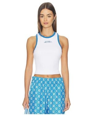 CASABLANCA Ribbed Tank Top - Blue