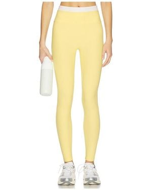 Year Of Ours Ribbed Layered Legging - Yellow